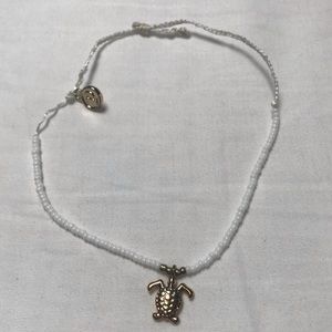 White Gold Turtle Charm Pura Vida Bracelet